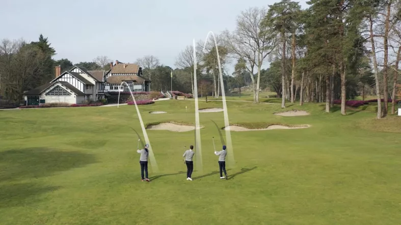 Break 100/90/80 : À 100m du green avec deux bunkers devant