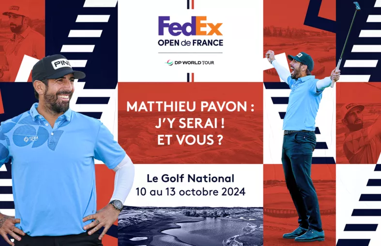 Venez encourager Matthieu Pavon au FedEx Open de France 2024