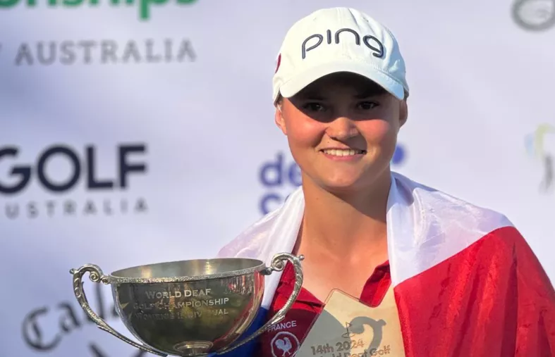 World Deaf Golf Championships : Margaux Bréjo championne du monde