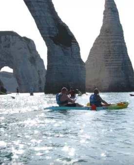 Du kayak sous les arches